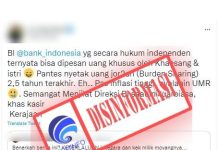 Viral Bank Indonesia Cetak Khusus Mahar Kaesang-Erina Disebut Hoaks
