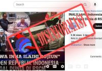 Video dengan Judul Wapres RI Meninggal Dunia di RSPAD Dipastikan Hoaks