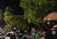 Komunitas Ojol Datangi Lokasi Kecelakaan Maut Depan Kampus ULM Kayu Tangi