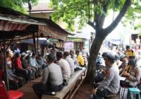 Polres Tala Datangi Pangkalan Ojek Simpang Empat Pasar Pintu Air Pelaihari