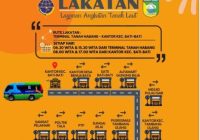 Bus LAKATAN Mulai Mengaspal di Jalanan Pelaihari Hingga Bati-bati, Berikut Rutenya