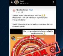 Takut Ketahuan Suami Motor Ditarik Leasing, Wanita Ini Ngaku Dibegal
