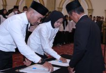 871 Anggota PPS Se-Kabupaten Banjar Resmi Dilantik, Ini Pesan Bupati Saidi Mansyur