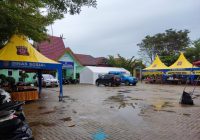 Dua Posko Dapur Umum Haul Abah Guru Sekumpul Ditempatkan di Halaman Kecamatan Martapura timur