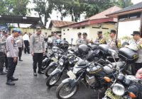 Wakapolres Tanah Laut Periksa Kendaraan Dinas Personel, Ini Tujuannya