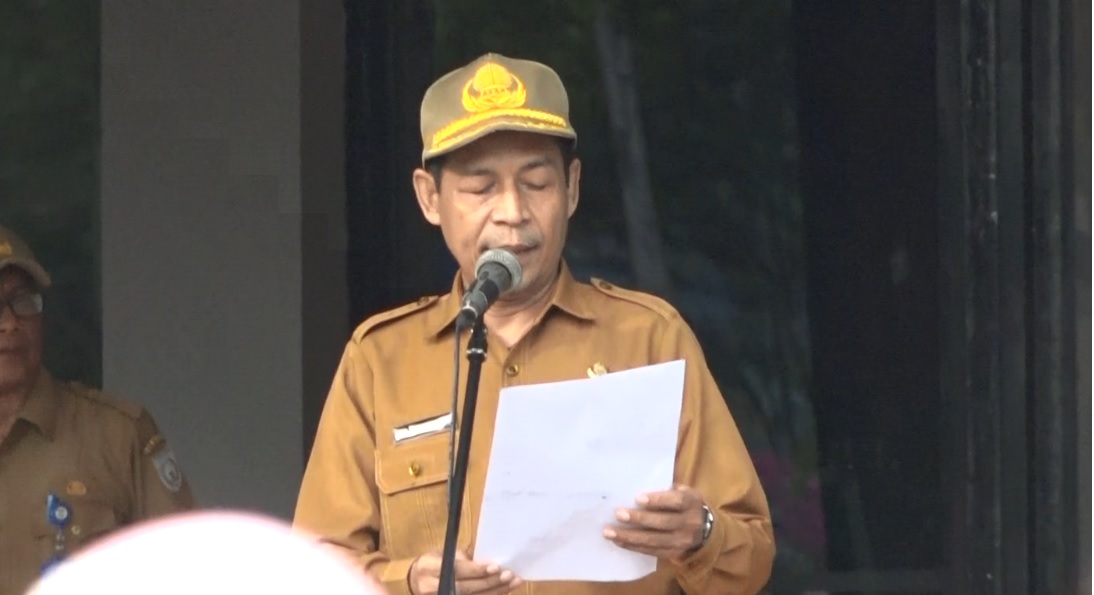Kepada Peserta Apel, Safrin Noor Sampaikan Tugas Badan Kesbangpol