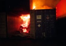 3 Kontainer di Pelabuhan Trisakti Banjarmasin Terbakar