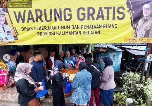 Dinas PUPR Kalsel Buka Warung Gratis Haul Abah Guru Sekumpul