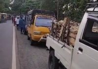 Warga Desa Kuringkit Tanah Laut Kirimkan Kayu Bakar untuk Haul Guru Sekumpul ke-18