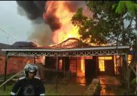Empat Rumah Terbakar di Desa Pekauman Dalam Martapura