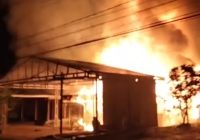 BREAKING NEWS Kebakaran di Desa Muara Baruh HSU