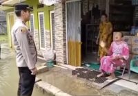 Banjir di Jalan Martapura Lama Kabupaten Banjar, 10 Rumah Terendam