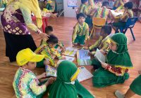 Bocah PAUD & TK Aisyiyah 2 Serbu Perpustakaan Palnam, Sofia: Mereka Betah karena Dilayani