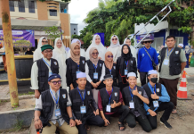 Hj Nurgita Tiyas Turun ke Posko Haul Ke-18 Abah Guru Sekumpul