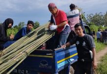 Warga Desa Keramat Gotong Royong Sambut Haul ke 18 Abah Guru Sekumpul