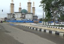 Pemkab Tabalong Lebarkan Jalan di Sekitar Taman Giat Kota Tanjung