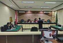 Majelis Hakim PN Tipikor Banjarmasin Tolak Eksepsi Mantan Bupati HST Abdul Latif