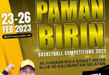 BESOK! Basketball Competition Paman Birin Cup 2023 Antar Klub di GOR Hasanuddin HM Banjarmasin