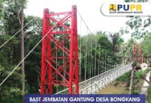 Ikonik! Jembatan Gantung Bongkang Resmi Diserahkan BPJN Kalsel ke Pemkab Tabalong