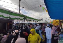Jemaah Penuhi Jalan Teluk Tiram Banjarmasin Jelang Haul H Abdul Syukur ke-34
