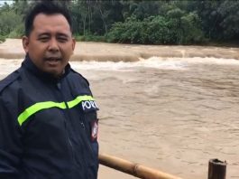 Debit Air Sungai Manggasang di Hantakan HST Naik 80 Sentimeter
