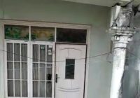 Rumah 2 Lantai Hampir Roboh di Kompleks Surya Sakti Banjarmasin
