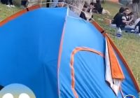Video Viral Tenda Biru 'Bergoyang' di Perkemahan