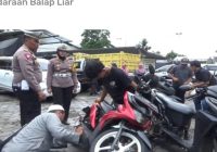 Guru dan Orangtua Siswa Diundang Polisi Saksikan Puluhan Sepeda Motor Terjaring Saat Balap Liar