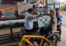 Asal Hati Senang Versi HM Uskiansyah, Gowes Blusukan Nyaleg di Legislatif