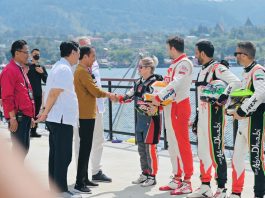 Presiden Jokowi Tiba di Muliaraja Napitupulu, Jelang F1 PowerBoat