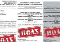 Waspada Surat Palsu Atas Nama Kemenkes Beredar, Ajak Kerjasama Program SatuSehat