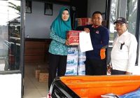BPBD Kabupaten Banjar Salurkan Bantuan Logistik ke Dapur Umum Desa Terdampak Banjir