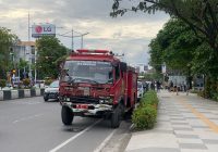 Ini Penyebab Tabrakan Beruntun Mobil Damkar di Jalan A Yani km 2,5 Banjarmasin