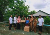 Korban Puting Beliung di Sungai Tabuk Didatangi Dinsos dan Babinsa