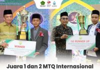 Membanggakan, Dua Hafidz Indonesia Juara MTQ Internasional di Thailand