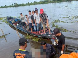 Mayat Mengapung di Sungai Nagara Batola, Diduga Hanyut dari Tapin, Isi Perut Sudah Tidak Ada