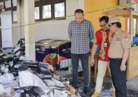 Komisi IV DPRD Kalsel Tinjau Bekas Kebakaran di SMKN 2 Kandangan