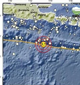 Gempa Berkekuatan 5,7 SR Guncang Jawa Timur, Sekitar Jember