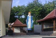 Viral Patung Bunda Maria Ditutup Terpal, ini Kata Kemenag