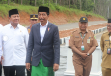 Selama Kunker di Tabalong Kalsel, Presiden Jokowi Selalu Didampingi Menhan Prabowo Subianto