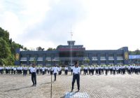 Marinir Lantamal XIII Tetap Semangat Olah Kebugaran di Bulan Ramadhan