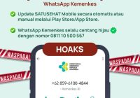 Waspada Modus Penipuan Kirim Link Update SATUSEHAT via Whatsapp