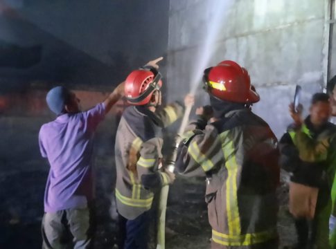 Data Kebakaran Gudang Getah Damar di Pematang Panjang Gambut