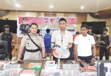 Warga Tapin Ditangkap Polisi Kotabaru di Eks Tambang Emas Ilegal, Miliki Pistol Mirip Revolver
