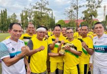 Hebat! Cetak 8 Gol, Gubernur Kalsel Jadi Pemain Terbaik di Turnamen Tropeo Bank Kalsel 2023