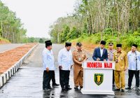 Jalan Nan Sarunai di Tabalong Diresmikan Presiden Jokowi, Miliki 12 Jembatan