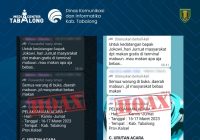 Viral di Whatsapp Presiden Jokowi Ajak Makan Gratis di Pasar Mabuun Tabalong, Hoaks