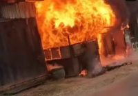 Kebakaran di Sungai Pimping Tanjung, Api Makin Meluas