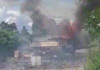 Pikap Terbakar di Gambut Diduga Konsleting Mesin