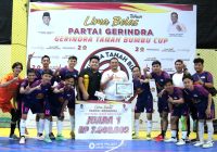 Puluhan Tim Futsal Berlaga di Tanah Bumbu, Meriahkan Hari Jadi Ke-15 Partai Gerindra
